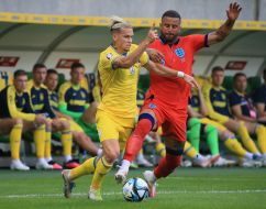 Euro 2024 qualifying match. Ukraine-England