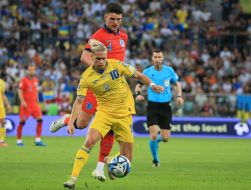 Euro 2024 qualifying match. Ukraine-England