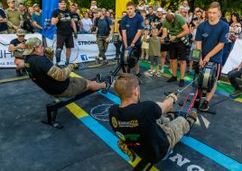 Participant of the third stage of the all-Ukrainian tour of the "Strong of Ukraine" competition