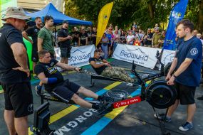 Participant of the third stage of the all-Ukrainian tour of the "Strong of Ukraine" competition