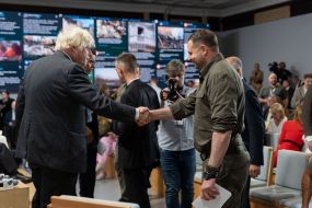 Boris Johnson, Andriy Yermak