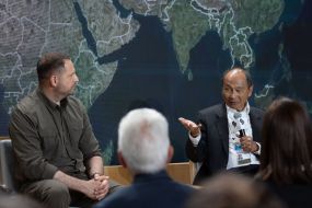 Andriy Yermak, Francis Fukuyama