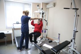 Restored rehabilitation center in Lyutezh