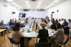 Participants of the public discussion