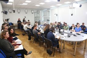 Participants of the public discussion