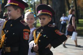 School cadets of Lyceum 23 "Cadet Corps"