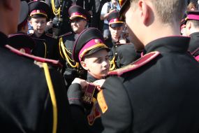 School cadets of Lyceum 23 "Cadet Corps"