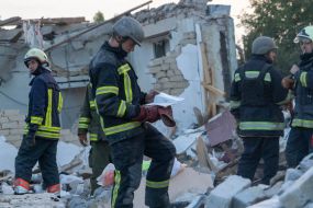 Rocket attack on the village of Groza (Kharkiv region)