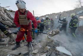 Rocket attack on the village of Groza (Kharkiv region)