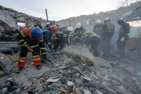 Rocket attack on the village of Groza (Kharkiv region)