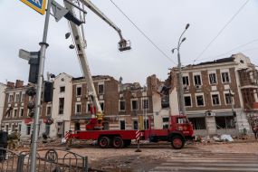 Consequences of the missile attack on Kharkiv