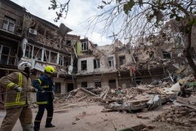 Consequences of the missile attack on Kharkiv