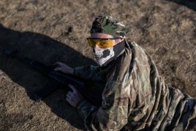 Recruits of Russian Volunteers Corps