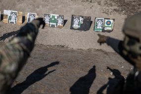 Recruits of Russian Volunteers Corps