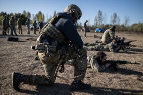 Recruits of Russian Volunteers Corps