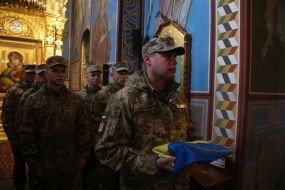 The funeral of the fallen soldier Ilya Dolmatov