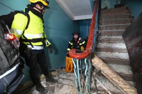 Consequences of a missile attack on Zaporozhye