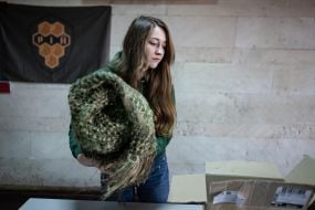 Volunteers handed over camouflage suits for snipers of the Armed Forces of Ukraine