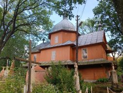 Wooden church in  Boryslav city