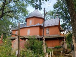 Деревянная церковь в городе Борислав