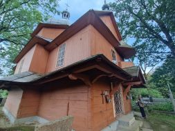 Wooden church in  Boryslav city