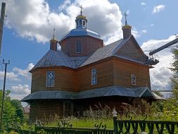 Деревянная церковь в городе Борислав