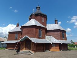Деревянная церковь в городе Борислав