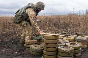Demining of agricultural fields in Izyum district