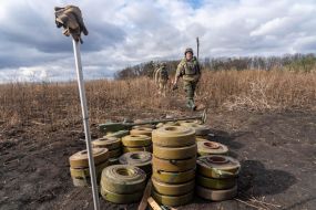 Demining of agricultural fields in Izyum district