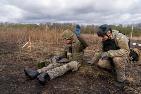Demining of agricultural fields in Izyum district