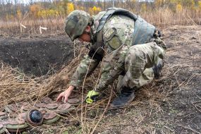 Demining of agricultural fields in Izyum district