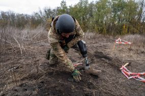 Demining of agricultural fields in Izyum district