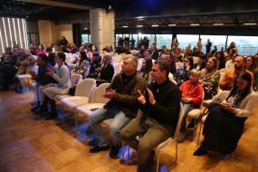 Participants of the event on the occasion of the creation of the charity organization "Kateryna Osadchа Foundation"