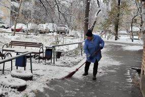 Snow in Kyiv