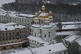 Вид из Большой колокольни Киево-Печерской лавры