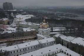 Вид из Большой колокольни Киево-Печерской лавры