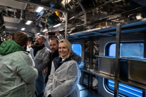 Бріджит Брінк у поїзді-кухні