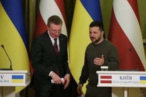 Владимир Зеленский и Эдгарс Ринкевичс