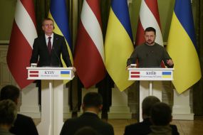 Владимир Зеленский и Эдгарс Ринкевичс