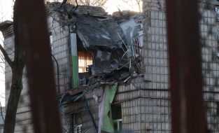 Consequences of a drone attack on Kyiv
