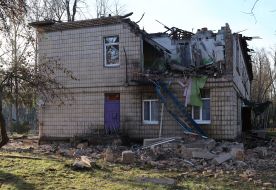 Consequences of a drone attack on Kyiv