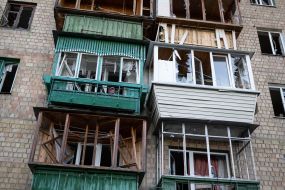 Consequences of a drone attack on Kyiv