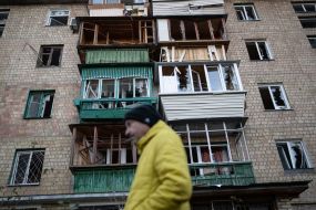 Consequences of a drone attack on Kyiv