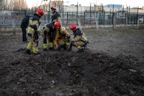 Consequences of a drone attack on Kyiv