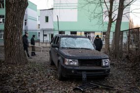 Consequences of a drone attack on Kyiv