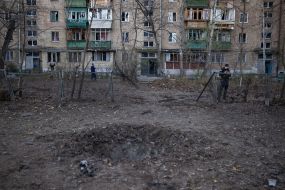 Consequences of a drone attack on Kyiv