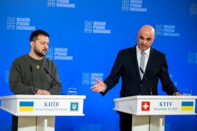 Volodymyr Zelenskyi, Alain Berset
