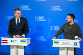 Edgars Rinkevics, Volodymyr Zelenskyi