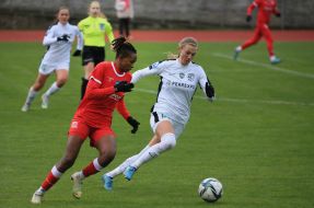 Game moment of the Ukrainian Cup football match