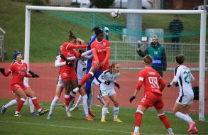 Game moment of the Ukrainian Cup football match